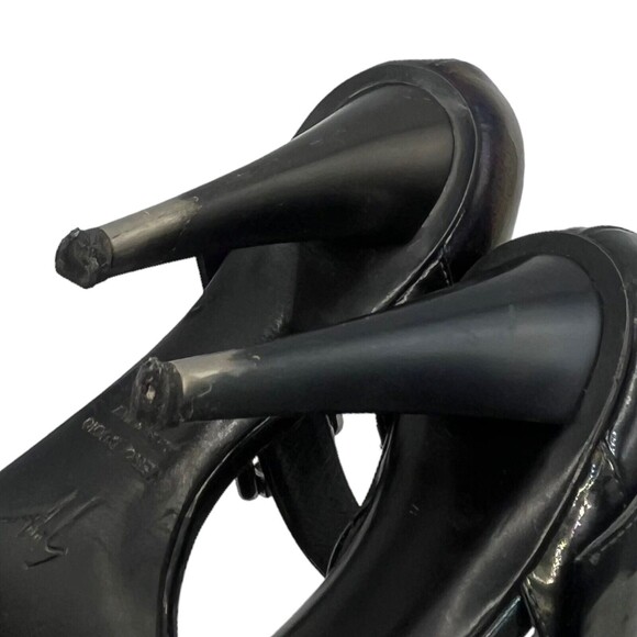 Giuseppe Zanotti Peep Toe Sandals Women’s EU 36.5 Iridescent Stiletto Heels - Picture 5 of 16